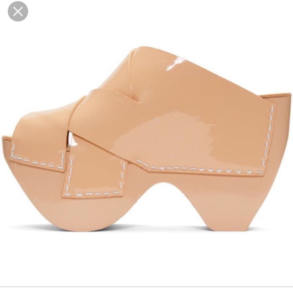 Acne Studios patent platform mules